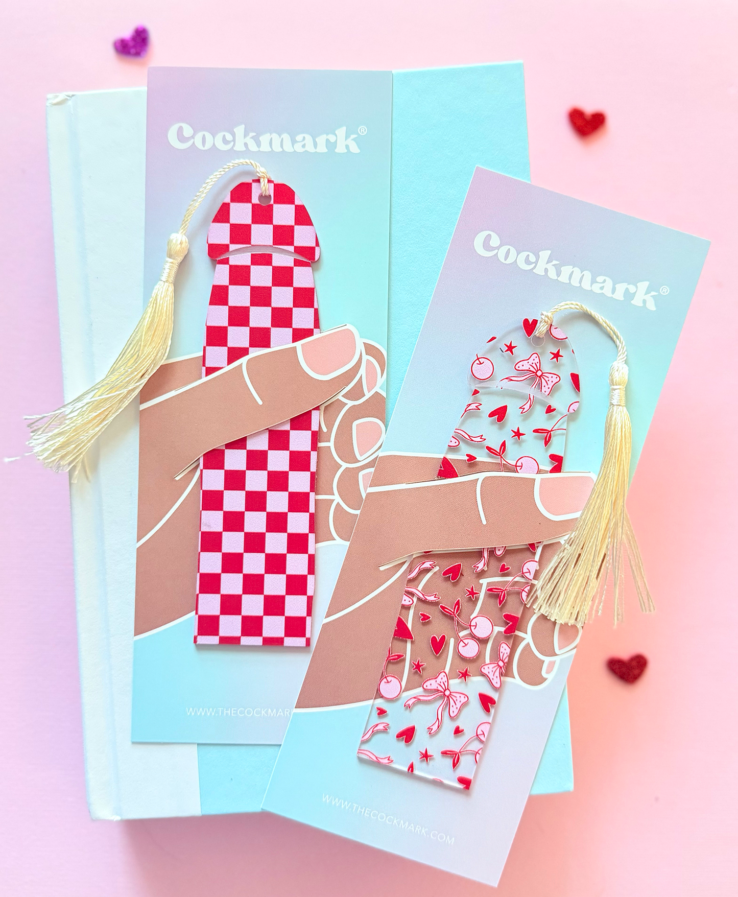 XOXO Cockmark Bookmark