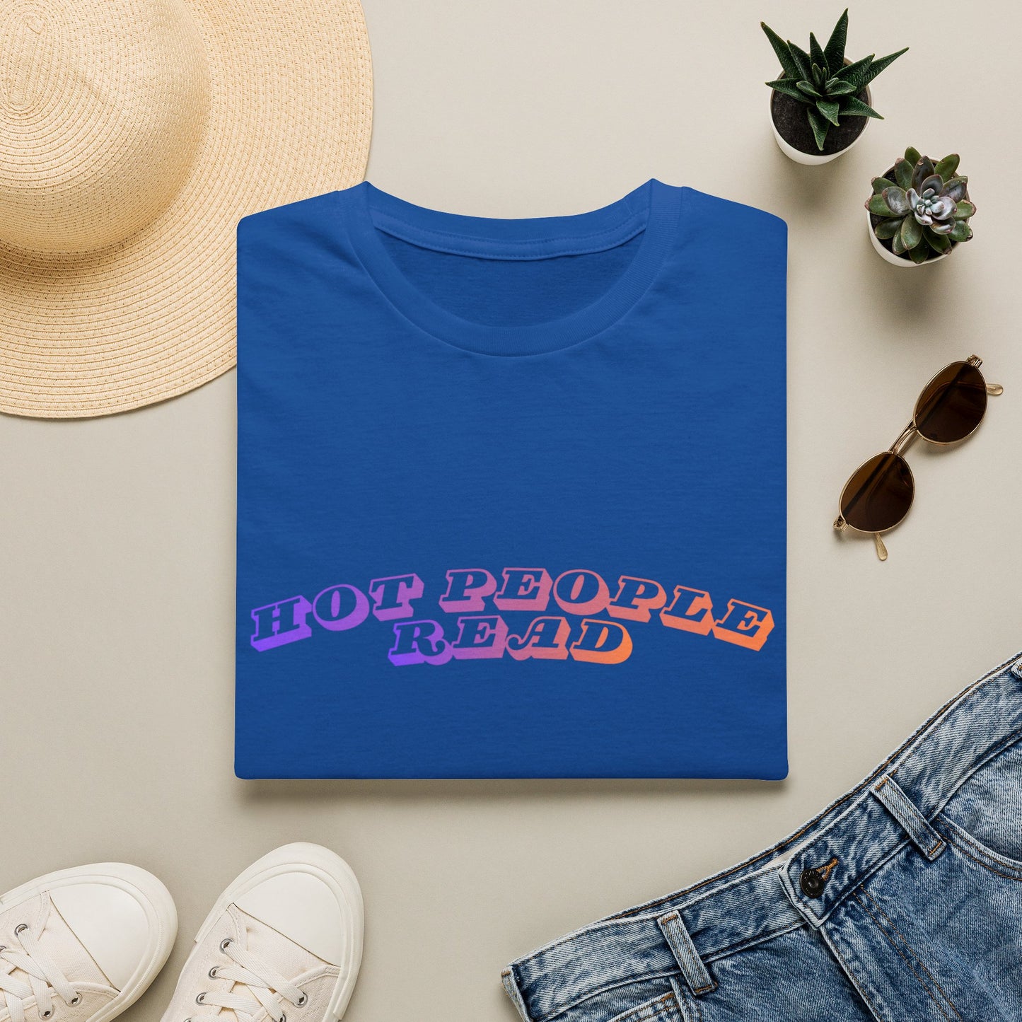 Hot People Read T-Shirt For Book Lovers, Booktok, Book Girlies, Book Merch