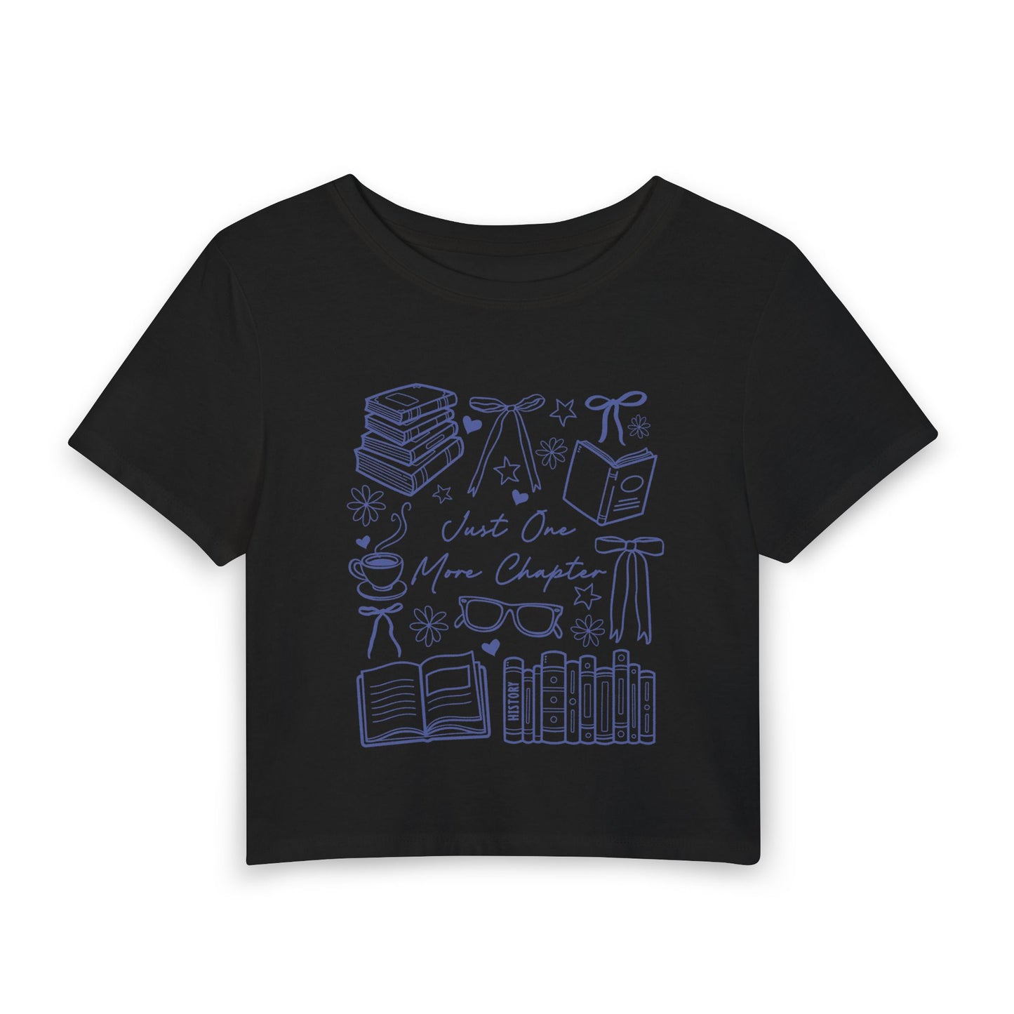 One More Chapter Women's Baby Tee for Book Lovers, Bookish Merch, Booktok, Romance Readers