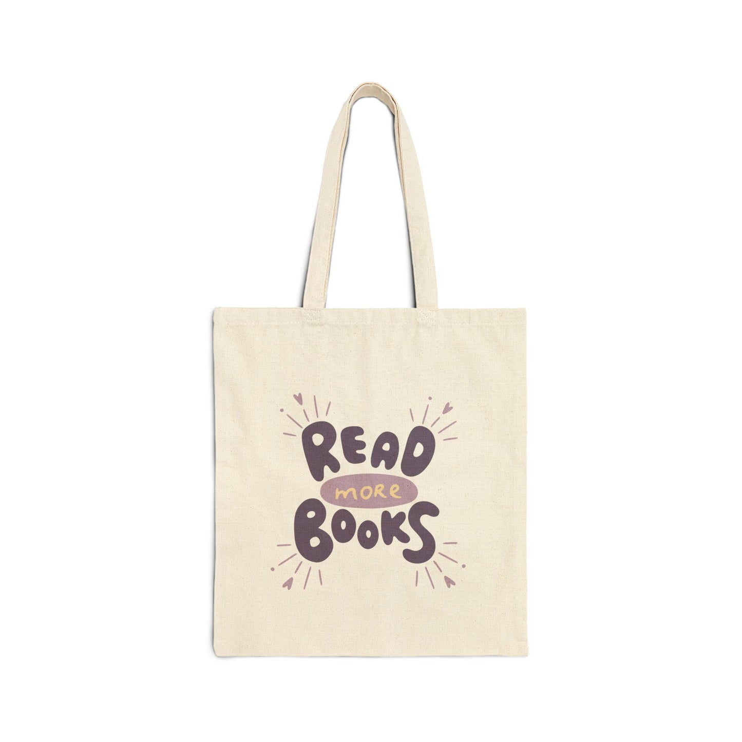 Read More Books Cotton Canvas Tote Bag