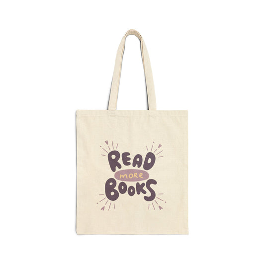 Read More Books Cotton Canvas Tote Bag