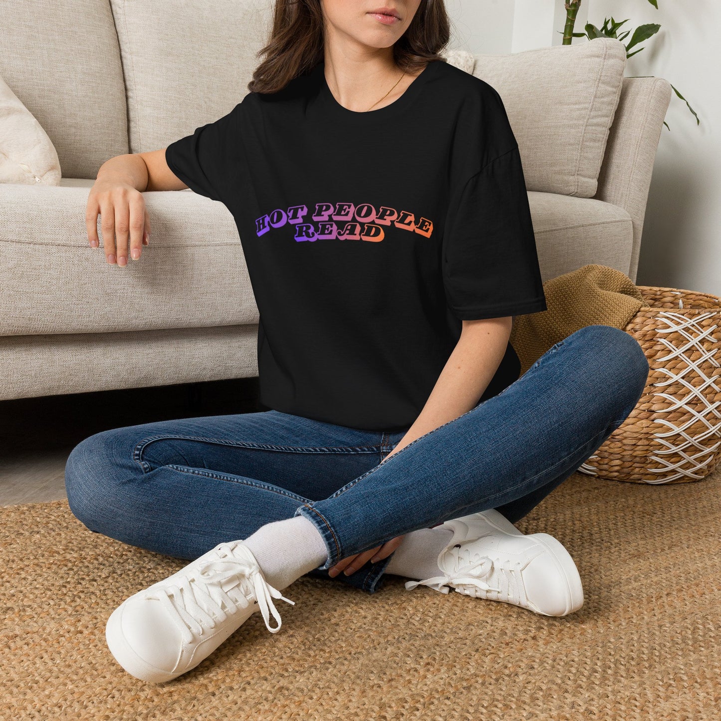 Hot People Read T-Shirt For Book Lovers, Booktok, Book Girlies, Book Merch