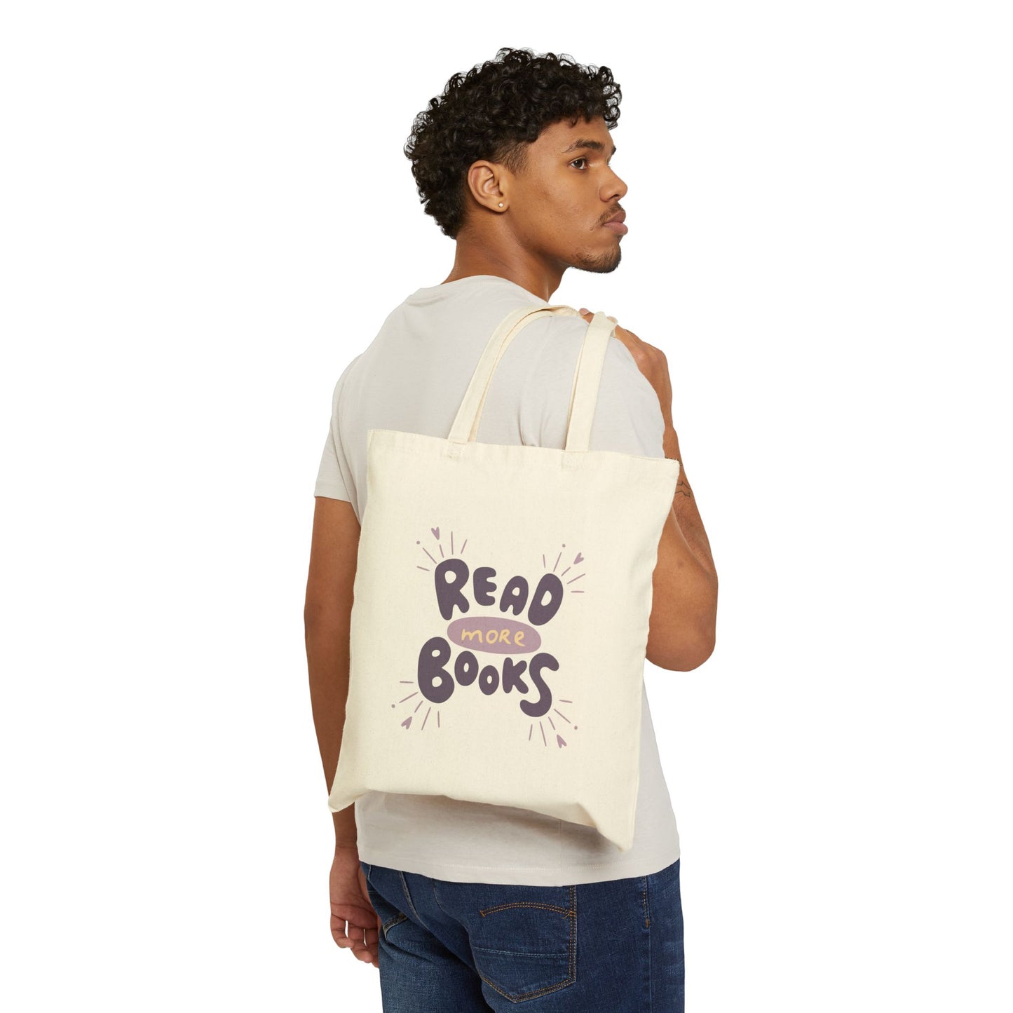 Read More Books Cotton Canvas Tote Bag