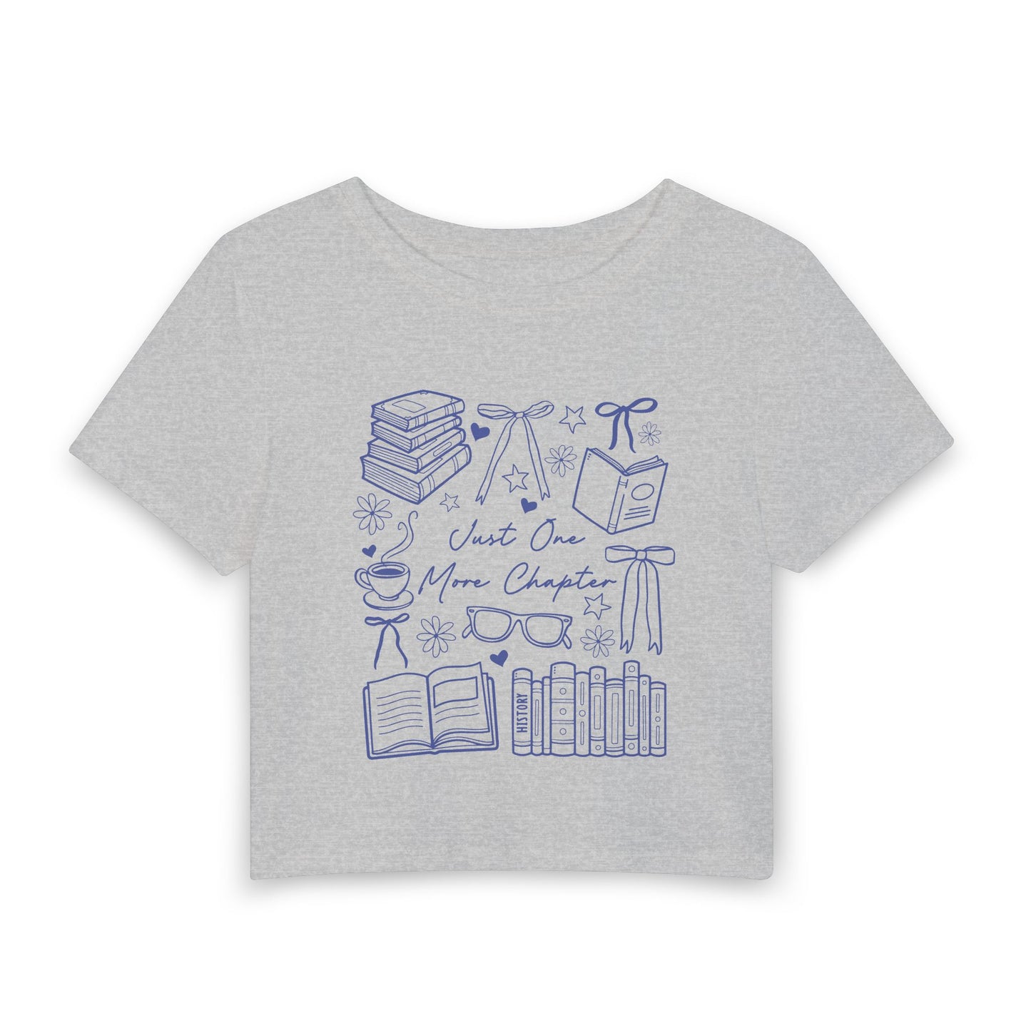 One More Chapter Women's Baby Tee for Book Lovers, Bookish Merch, Booktok, Romance Readers