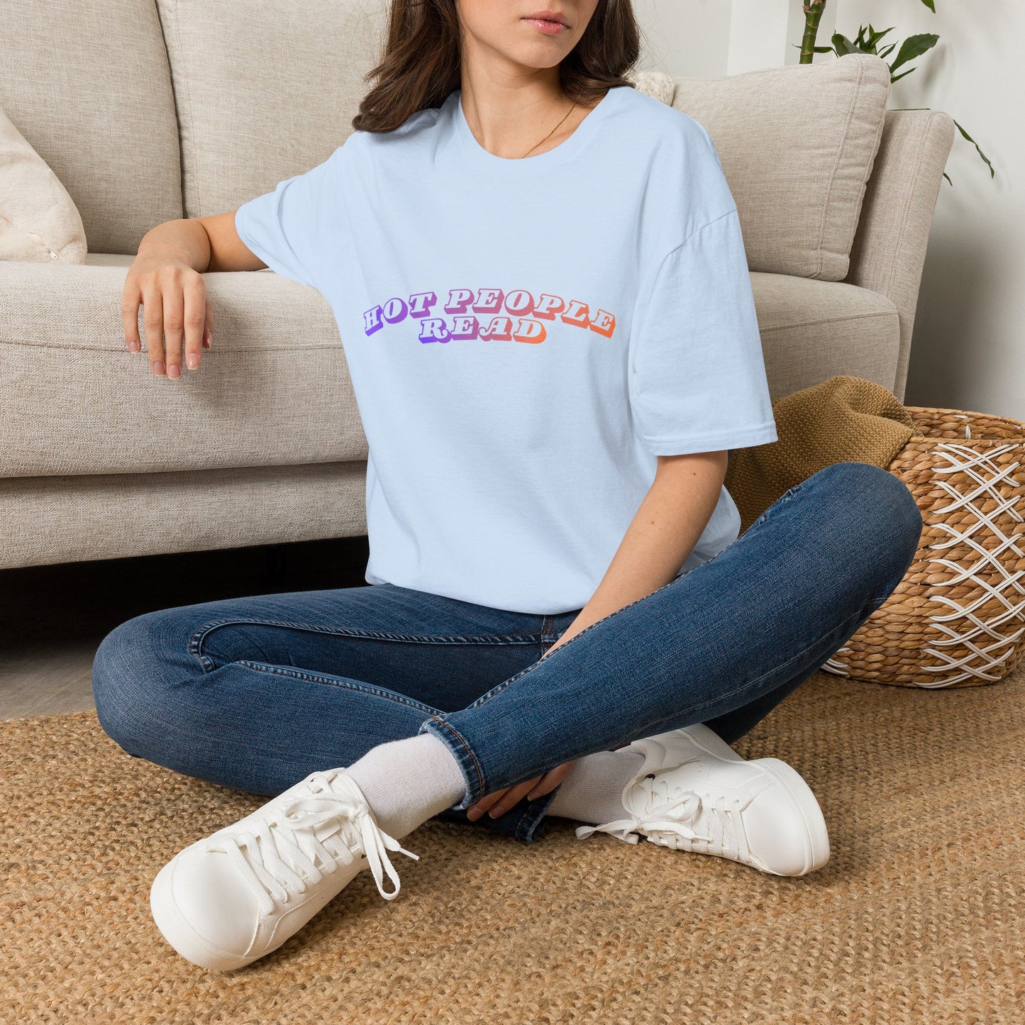 Hot People Read T-Shirt For Book Lovers, Booktok, Book Girlies, Book Merch