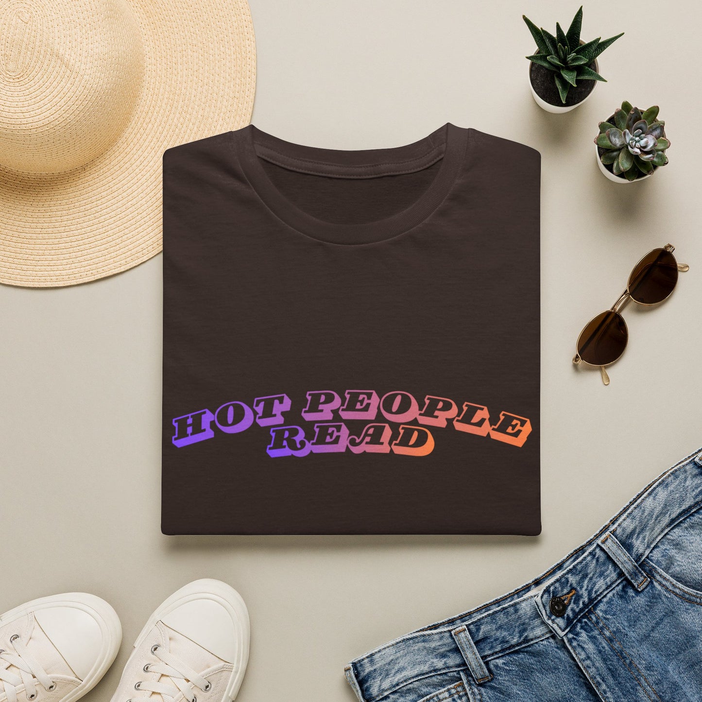 Hot People Read T-Shirt For Book Lovers, Booktok, Book Girlies, Book Merch