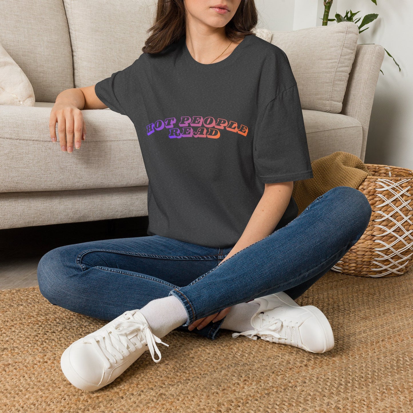 Hot People Read T-Shirt For Book Lovers, Booktok, Book Girlies, Book Merch