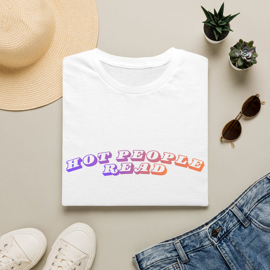 Hot People Read T-Shirt For Book Lovers, Booktok, Book Girlies, Book Merch