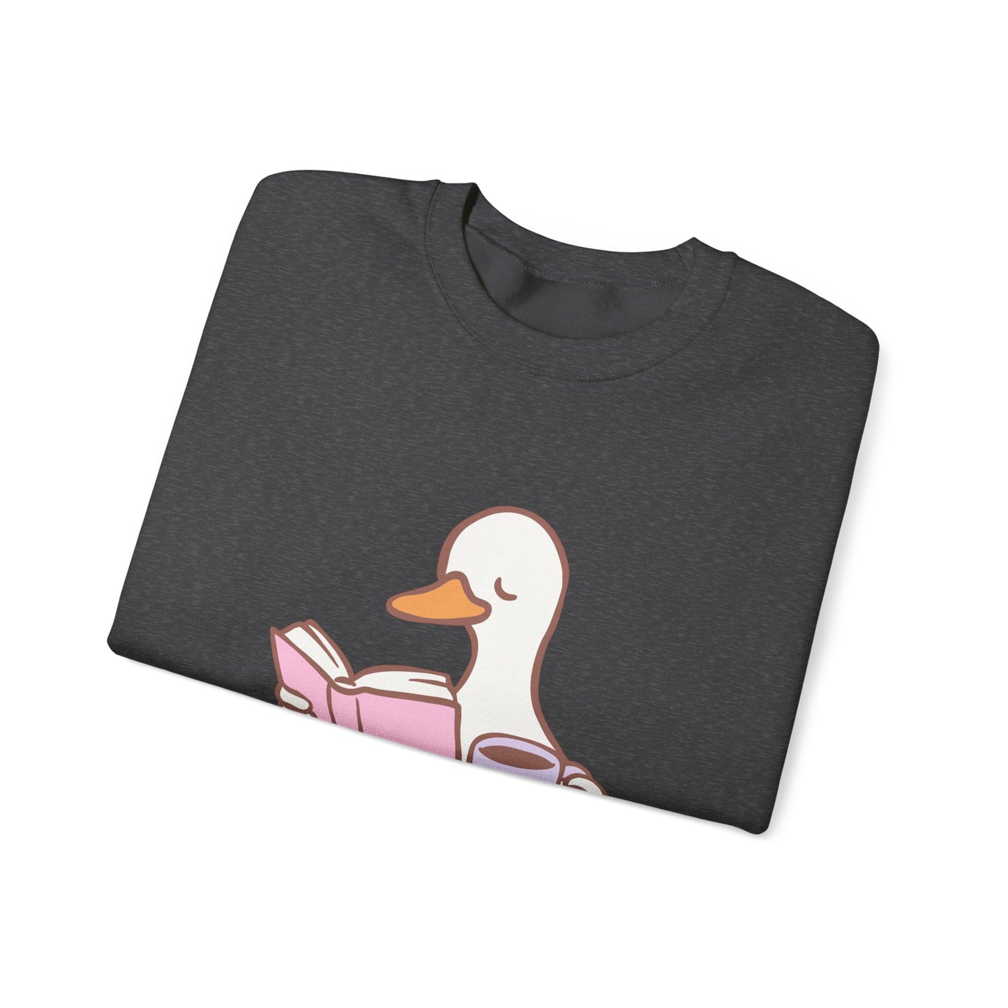 Duck Reading Crewneck Sweatshirt For Book Lovers, Bookish Merch, Booktok