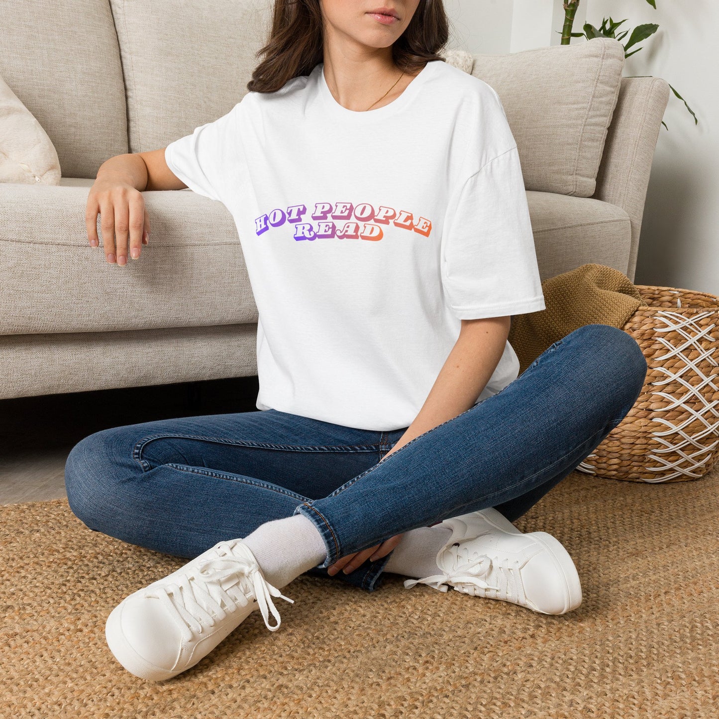 Hot People Read T-Shirt For Book Lovers, Booktok, Book Girlies, Book Merch