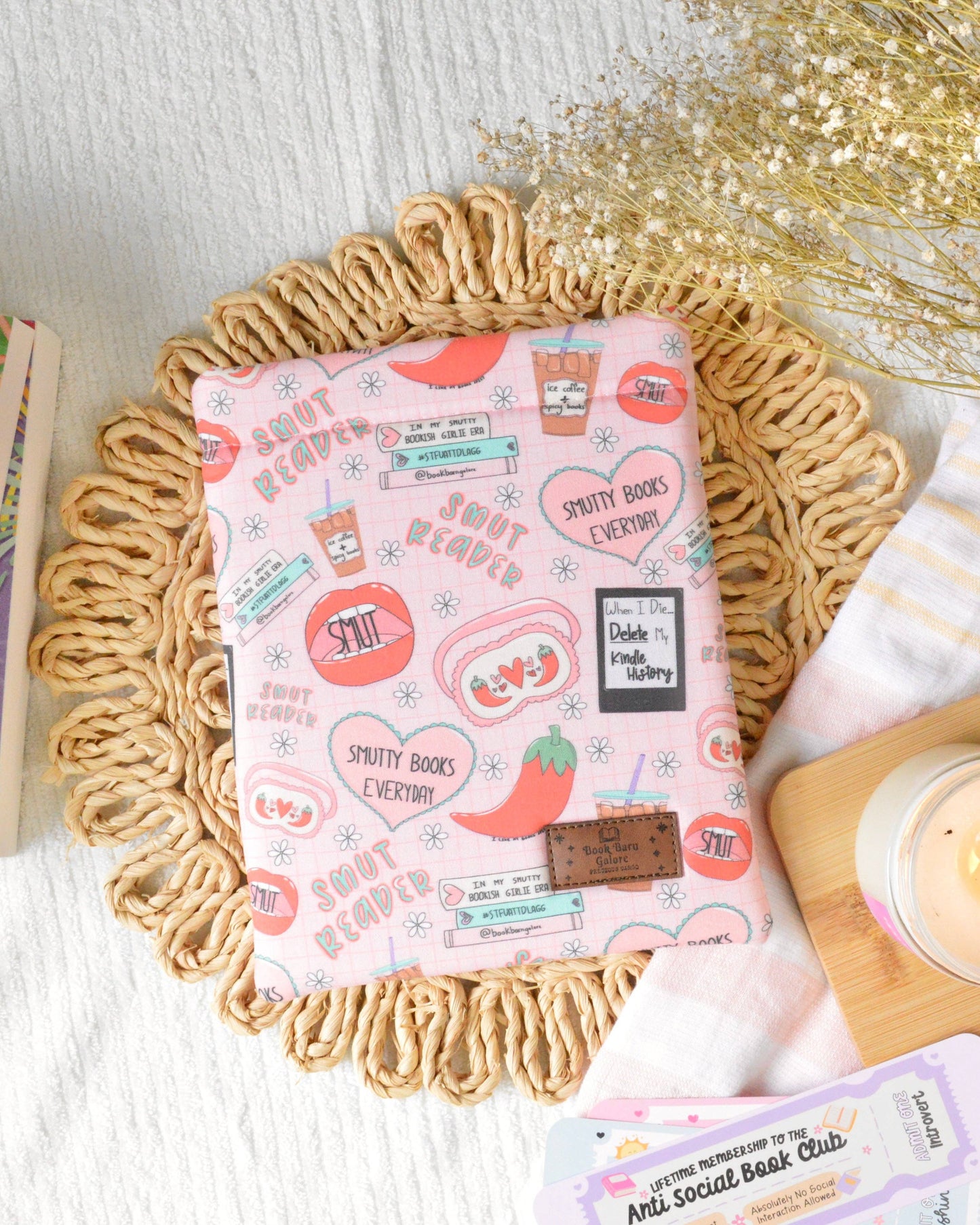 Smut Reader Book Sleeve