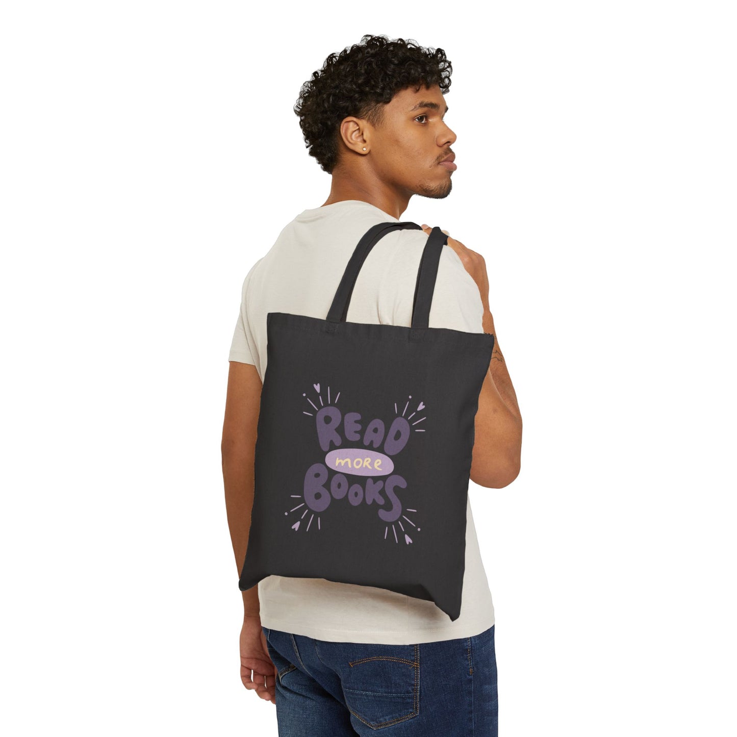 Read More Books Cotton Canvas Tote Bag