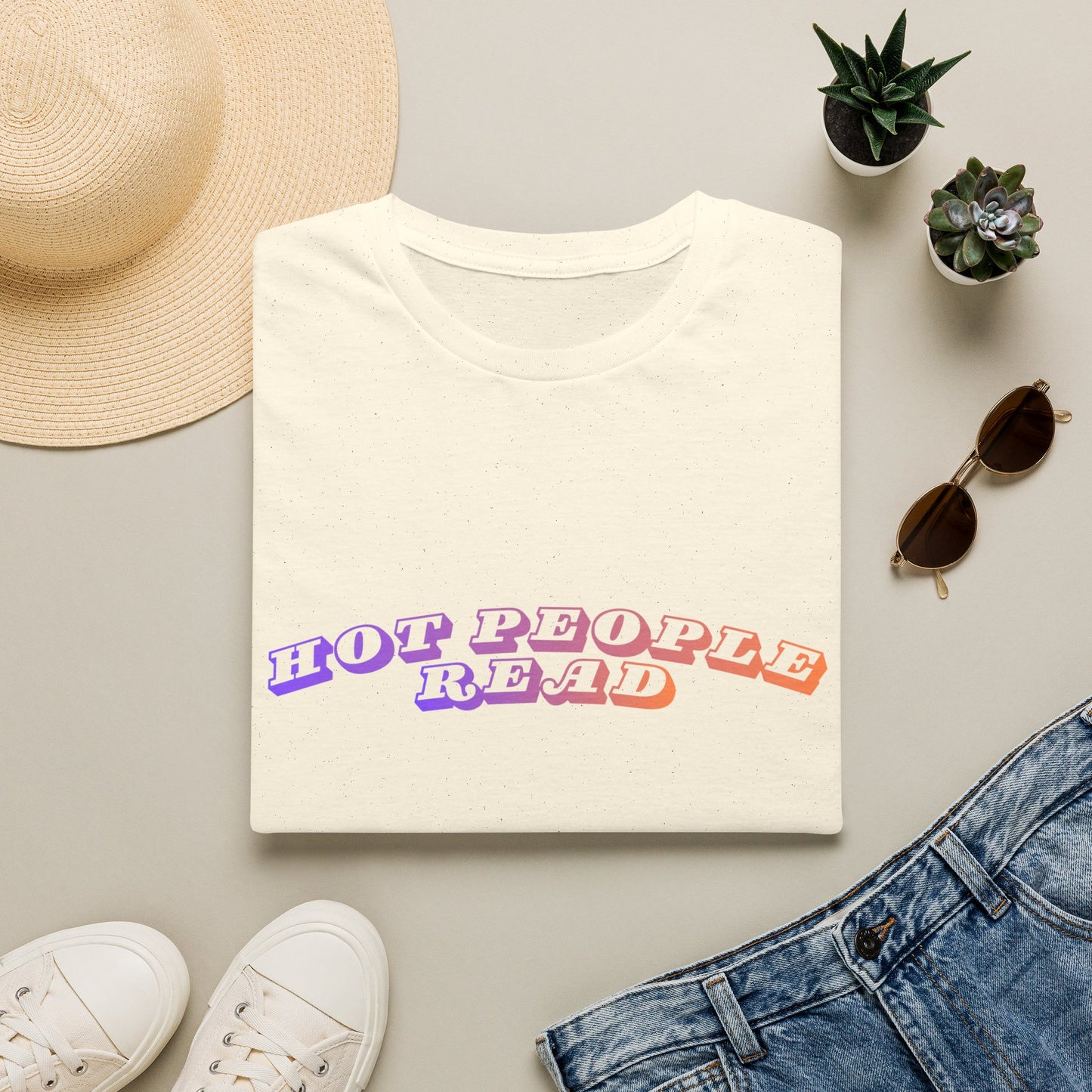 Hot People Read T-Shirt For Book Lovers, Booktok, Book Girlies, Book Merch