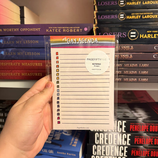 My Gay Agenda Notepad