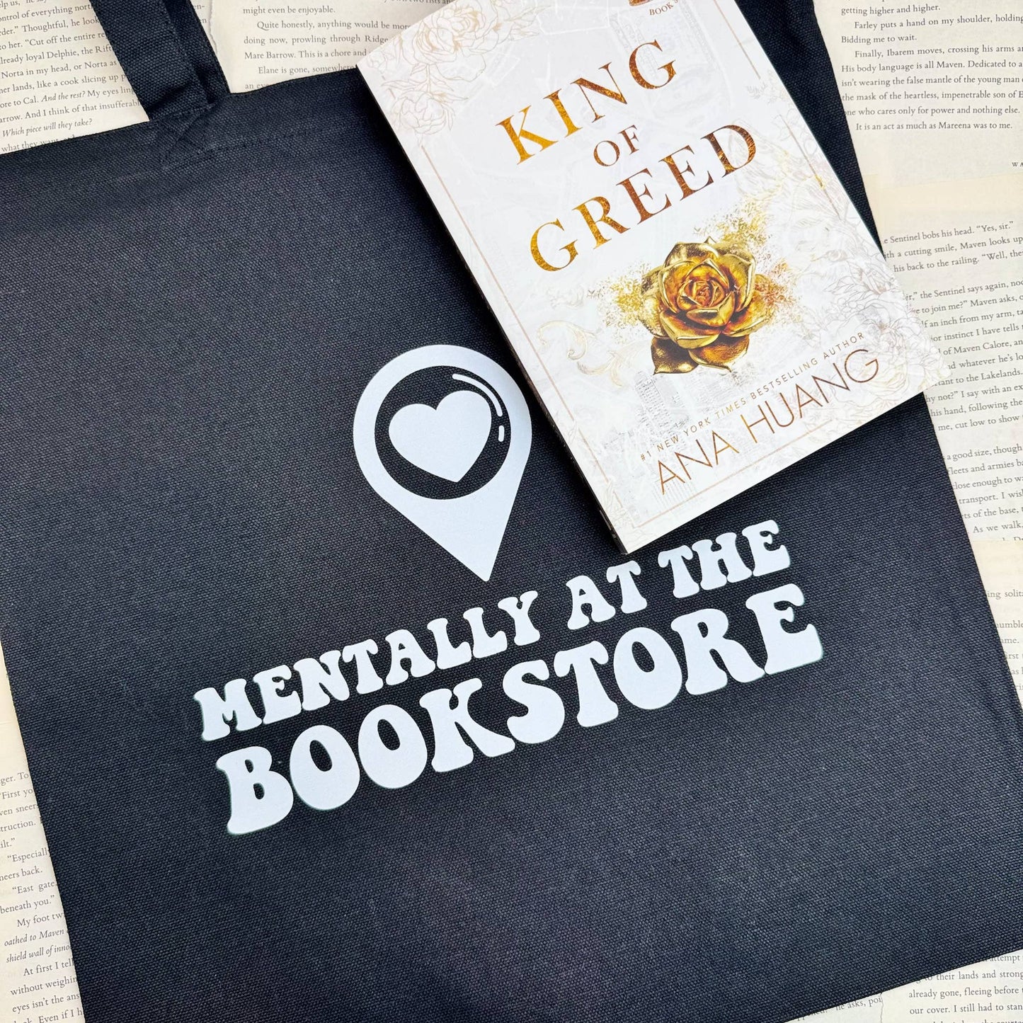 Mentally at the Bookstore Tote Bag