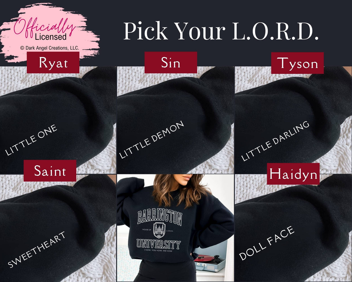 Officially Licensed Barrington University Sweatshirt PRE-ORDER